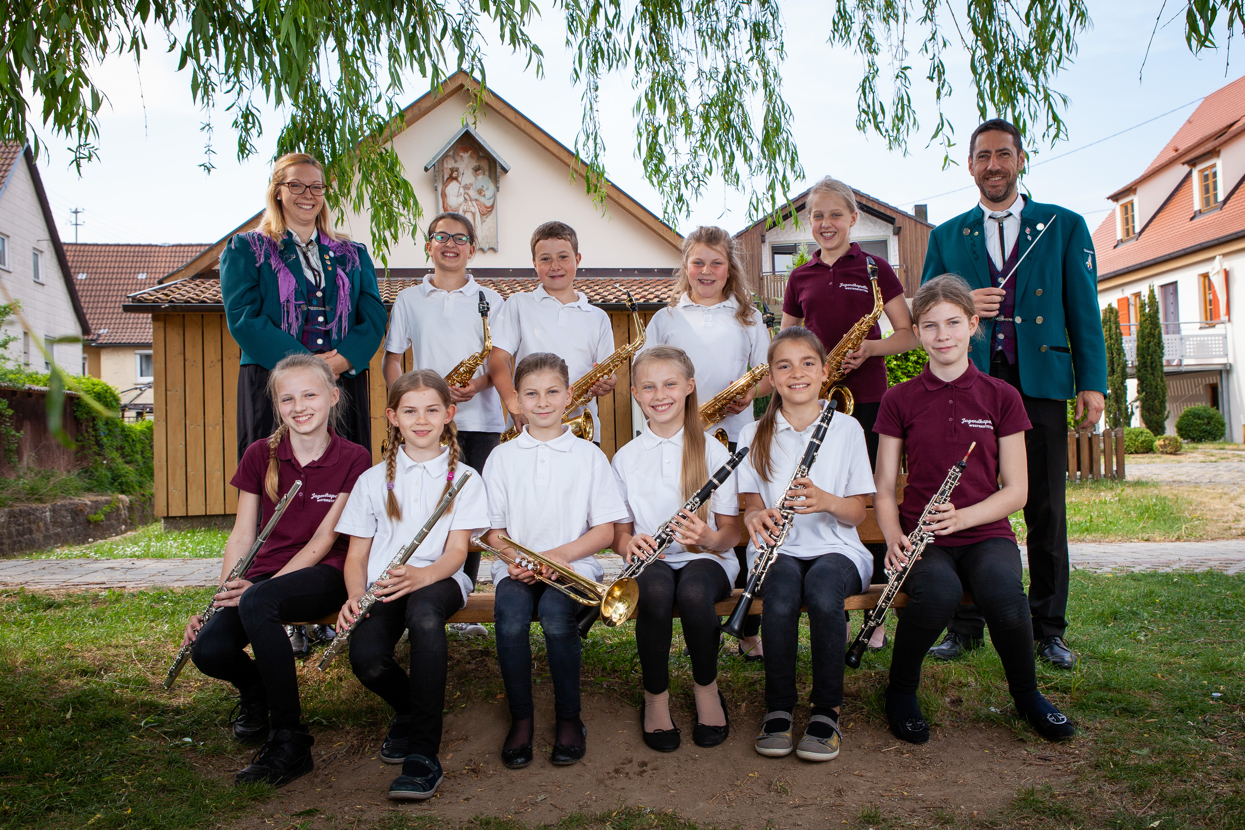 Die Jugendgruppe des Musikverein Westerstetten